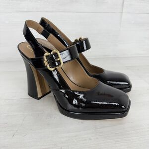 Sam Edelman Black Patent Leather Heels